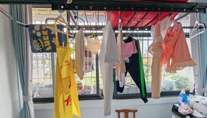 浙江发现一户人家“高级晾衣法”,做法太高明了,你确定不学起来?