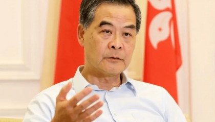 梁振英发声!有些香港商人误信“商人无祖国”