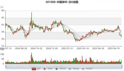 中国神华:预计2025年上半年净利236亿元-256亿元 同比下降8.6%-15.7%