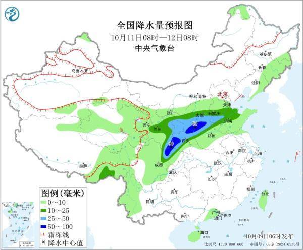 华北等地多降雨 冷空气将继续影响华北黄淮等地
